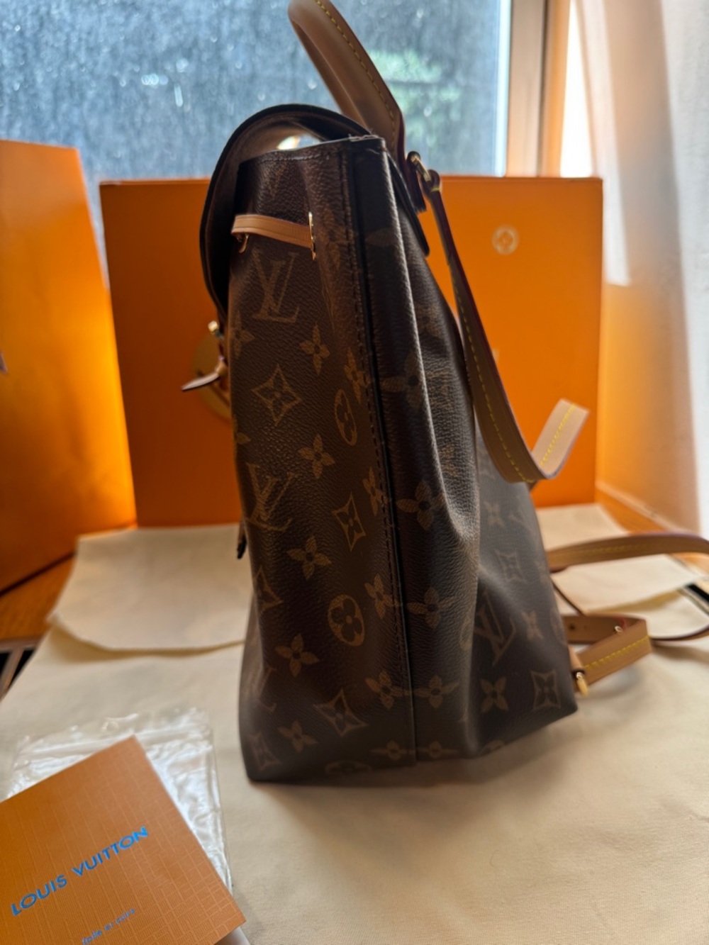 Louis Vuitton Montsouris Backpack - 2022 NEVER! WORN! Grad gift, not my style - Picture 10 of 16